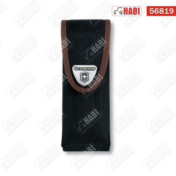 VICTORINOX gyöngyvászon tok, 111 mm, fekete/barna