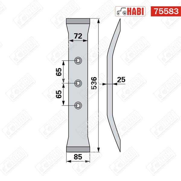 Kultivátor kerék, 450 mm