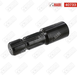 Véglehajtás csonk toldó D=1-3/8" L=175 mm 6 borda külső - 30 mm