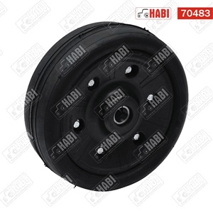 Vetőgép tömörítő kerék komplett 230x80 mm FARMFLEX