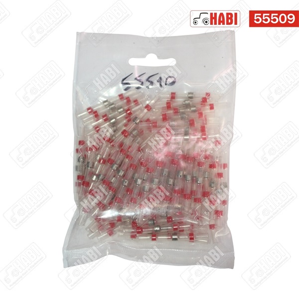 Kábel összekötő, FI=2,7mm, 100-as csomag