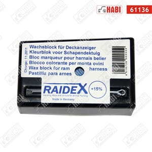Viasztömb keresőkos mellényhez Raidex kék