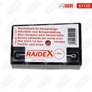 Viasztömb keresőkos mellényhez Raidex vörös