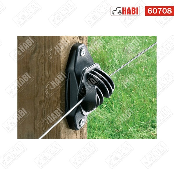 Villanypásztor szigetelő állandó kerítésekhez Highland 10db/csomag
