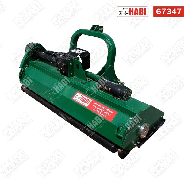 Vízszintes tengelyű szárzúzó hidraulikus oldalkitolással, 1,65m/350mm, kardánnal