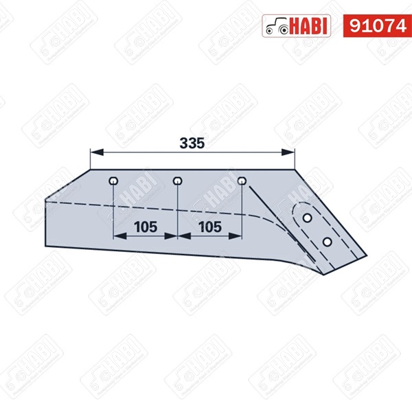 Vogel & Noot 350 orrbetétes ekevas 14" jobb kovácsolt