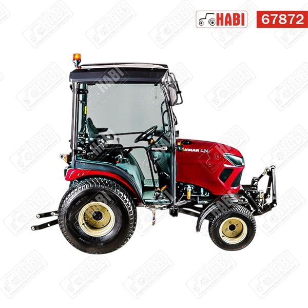 YANMAR traktor SA426V-Q-I-W, 26 lóerő, kabinnal, ipari kerékszettel, első vonóhoroggal