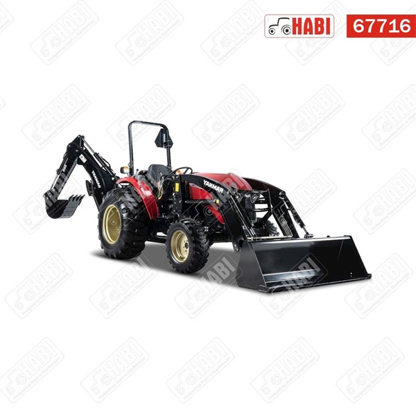 YANMAR traktor YM347 FR-AF, 47 lóerő, bukókerettel
