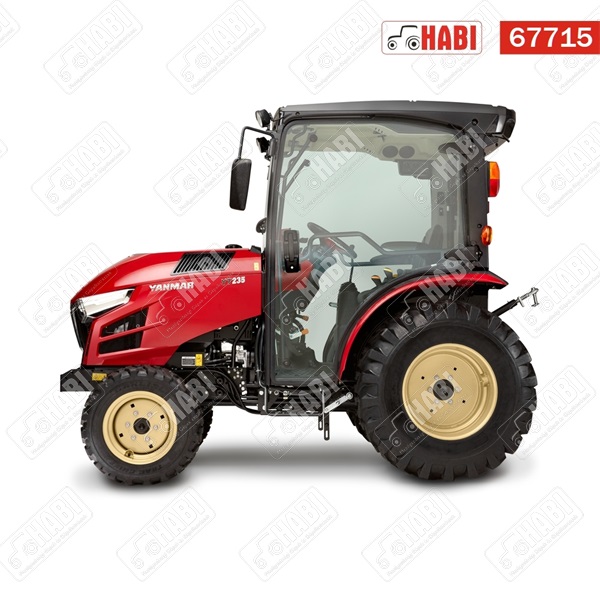 YANMAR traktor YT235V-Q, 35 lóerő, kabinnal