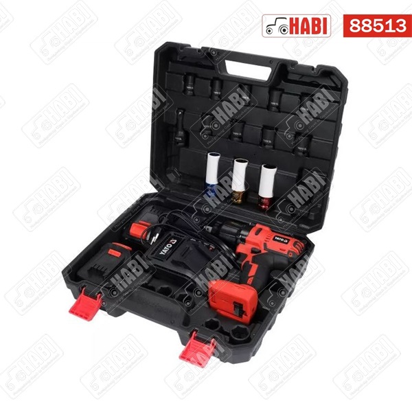 YATO YT-82807 Akkus ütvecsavarozó 18 V készlet 21 részes 1/2" 700 Nm