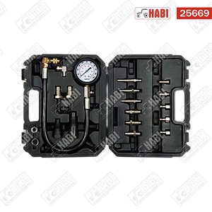 Yato kompressziómérő készlet 19 részes Diesel motorokhoz 70 Bar