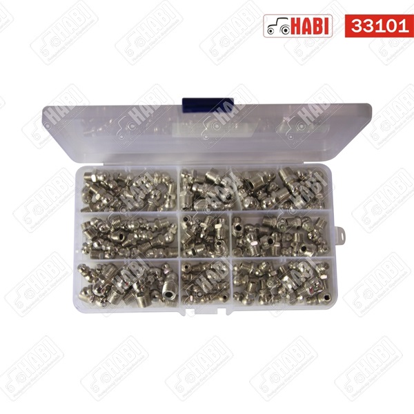 Zsírzógomb szett 6-8-10-es /egyenes,45°,90°/ 99db-os