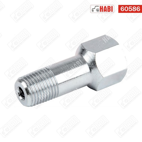 Zsírzógomb toldó M6x1 - M8x1 L=18 mm